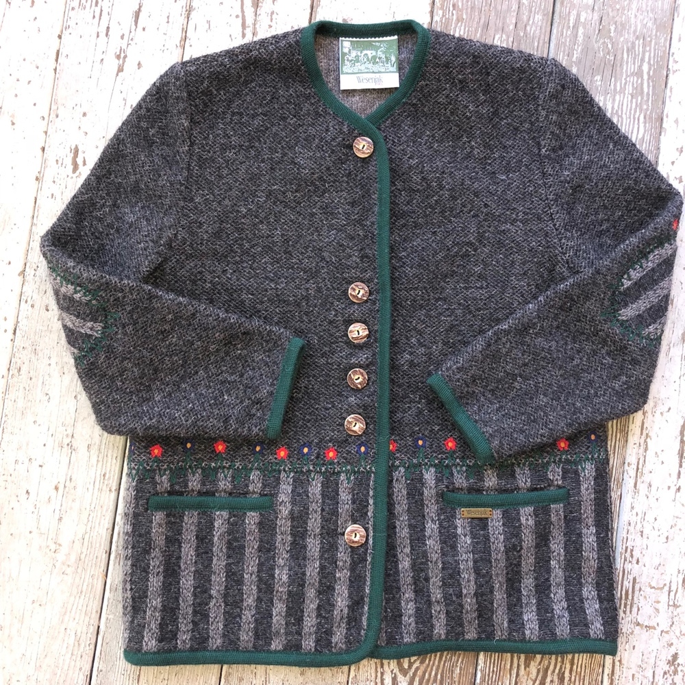 WESENJAK Tirol wool vintage sweater/beautiful